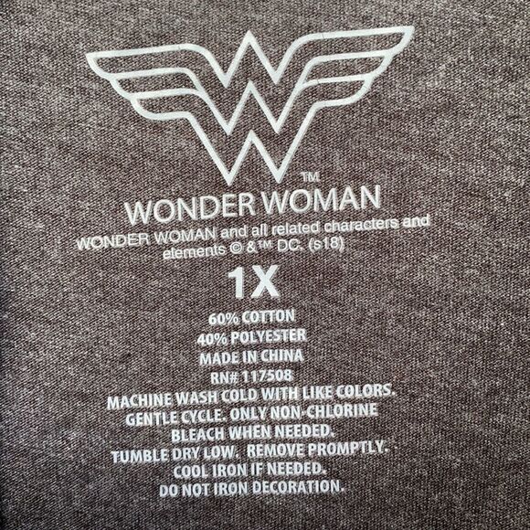 Wonder Women 1X Tee With Handkerchief Hem - Picture 8 of 11
